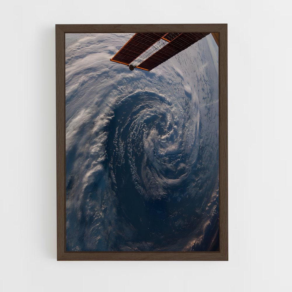 Poster Vue Époustouflante de la Terre depuis l'Espace – affiche Système solaire (vue 5)